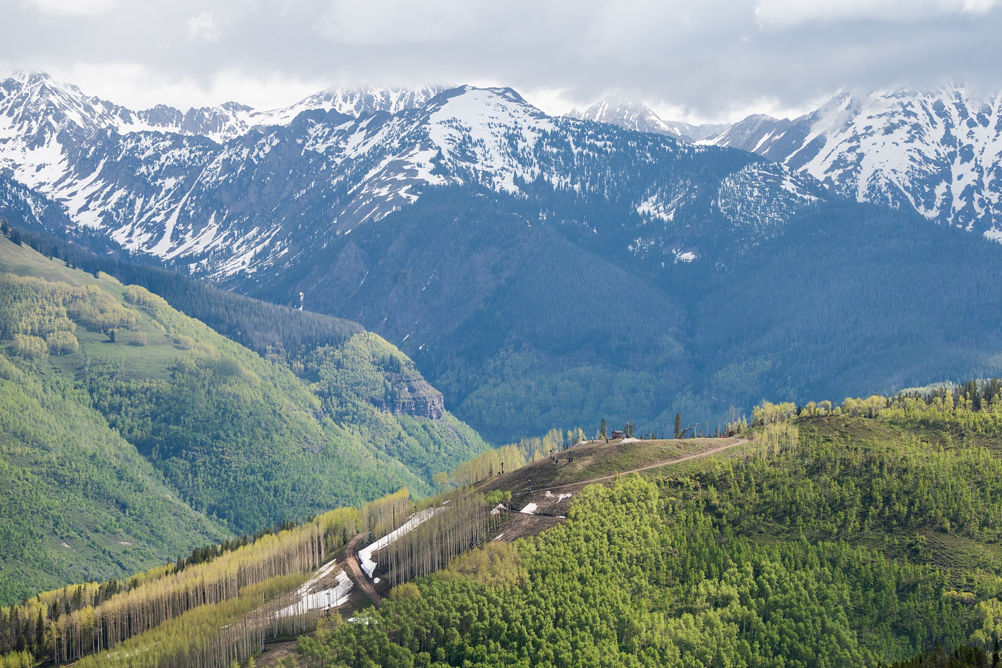 Summer Scenic Shot of Vail Landscape