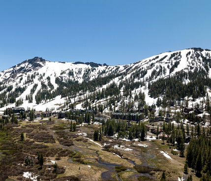 Summer Scenic Aerial Image of Kirkwood Resort