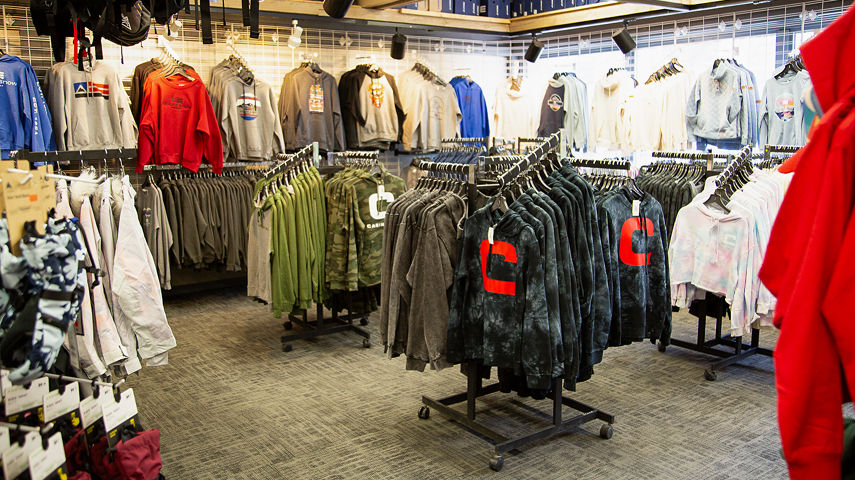 Interior of Retail Shop at Mount Snow