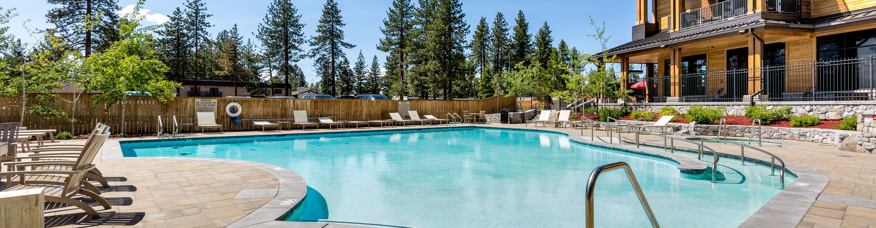 Pool Side View of Zalanta Resort at Heavenly