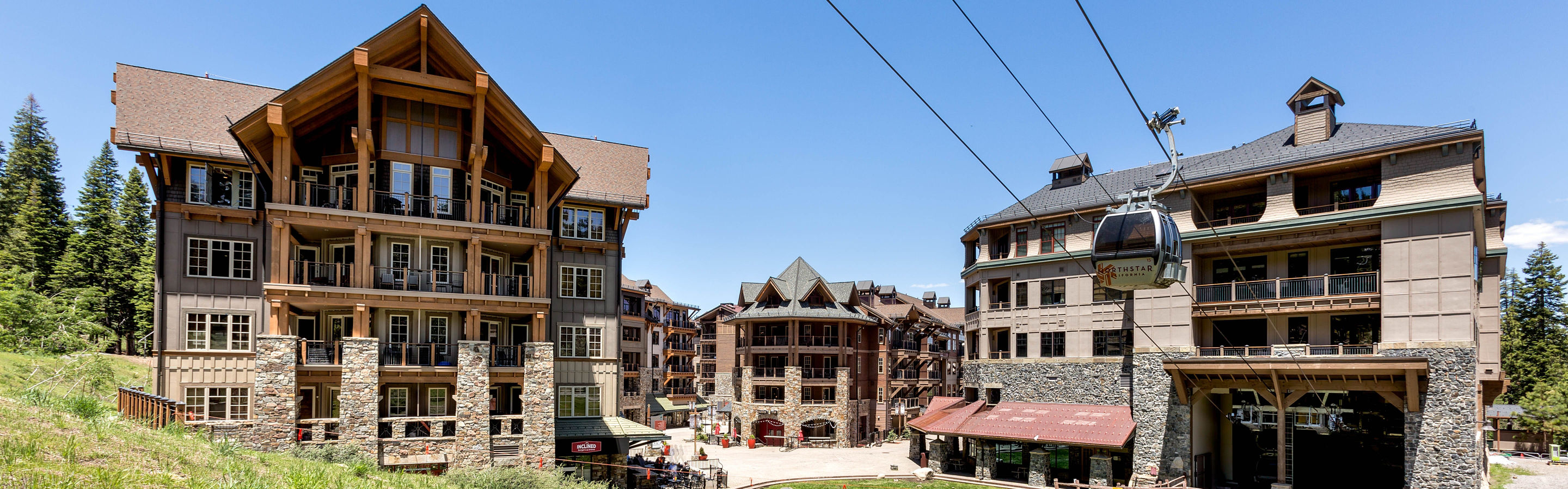 Summer Exterior of Northstar Village Condos