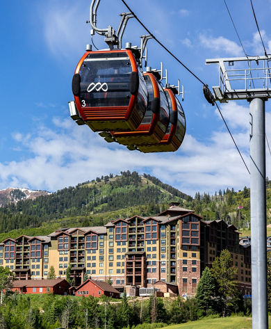 Summer Exterior of Grand Summit Hotel at Park City
