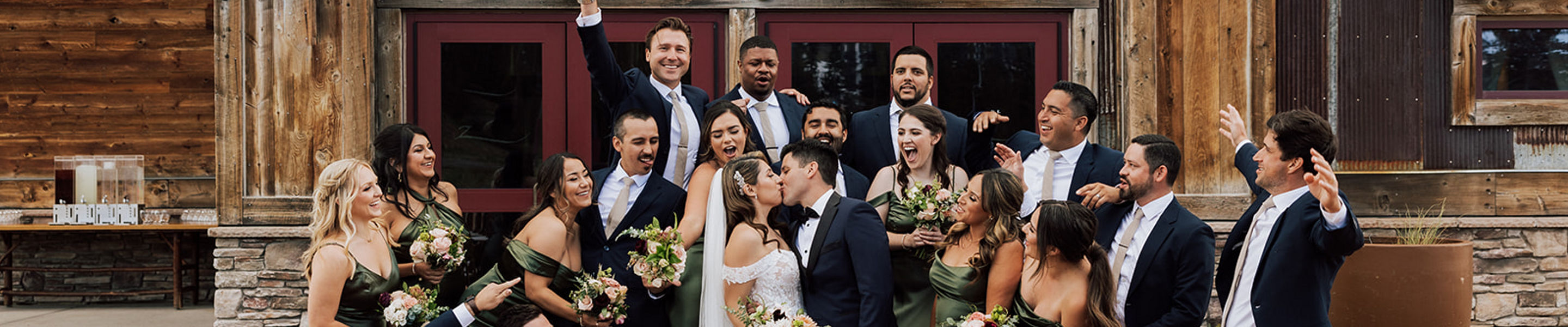 Wedding Party Portraits at Northstar Zephyr Lodge