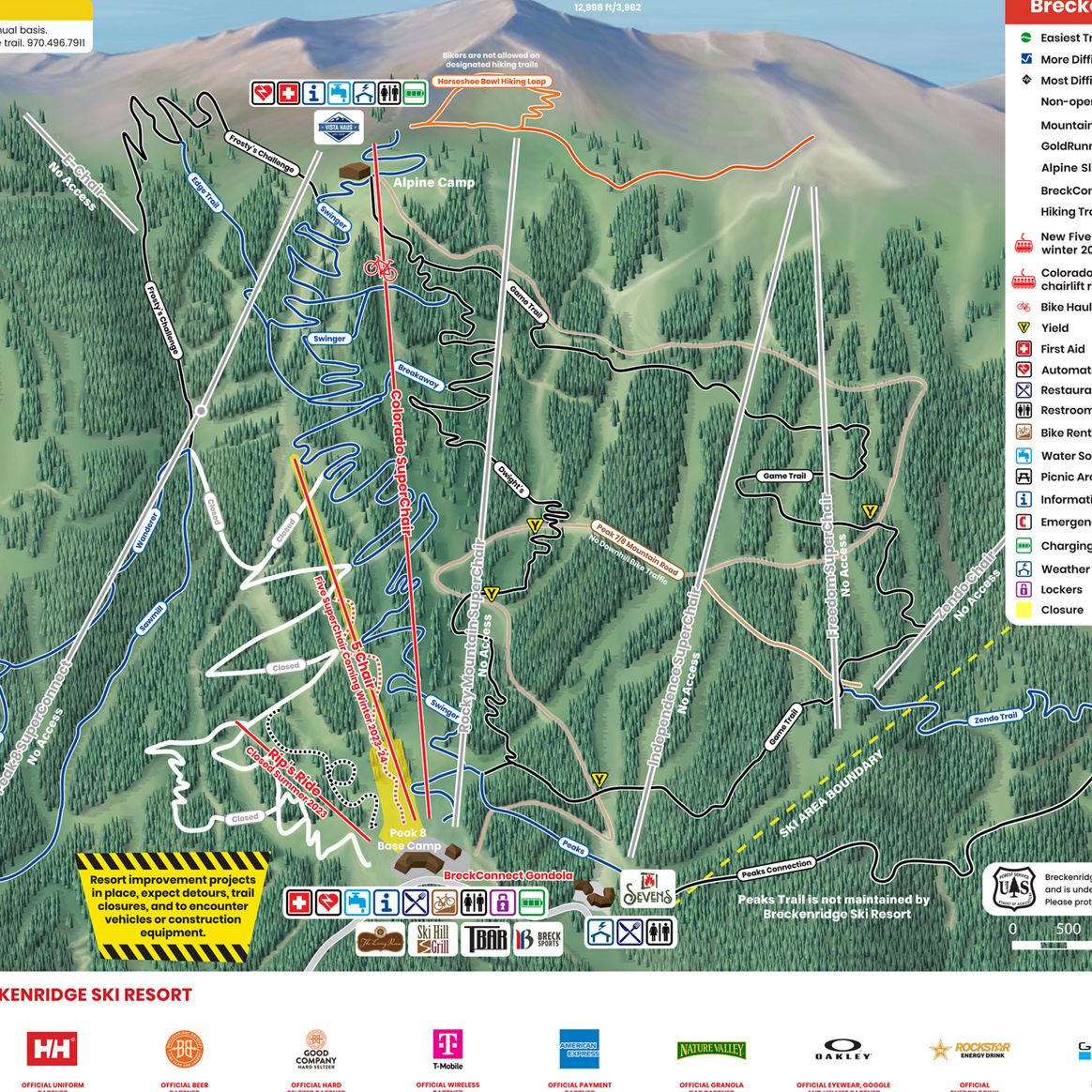 Breckenridge Interactive Trail - 20230626 BR Bike Trail Map 002 Cards