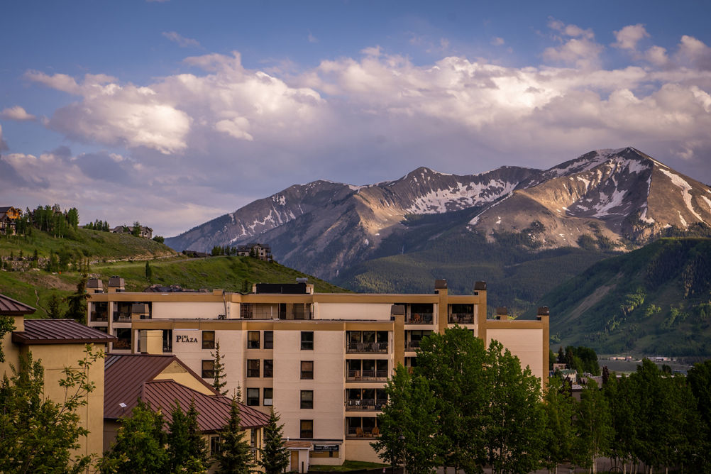 Summer Exterior of The Plaza at Crested Butte