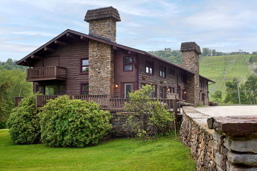Summer Exterior of Birch Chalets at Seven Springs