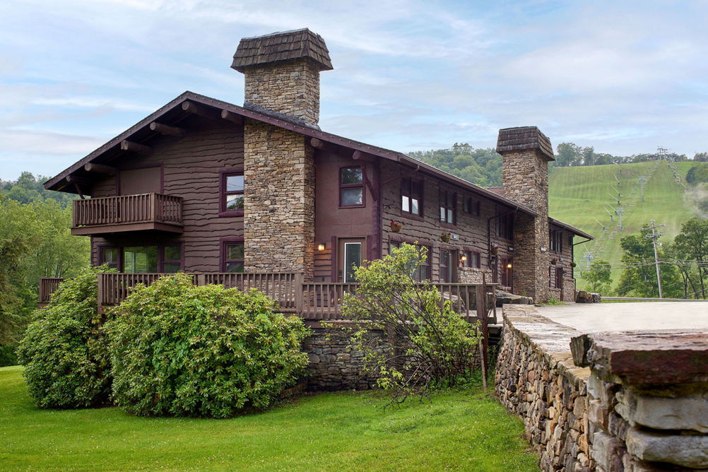 Summer Exterior of Birch Chalets at Seven Springs