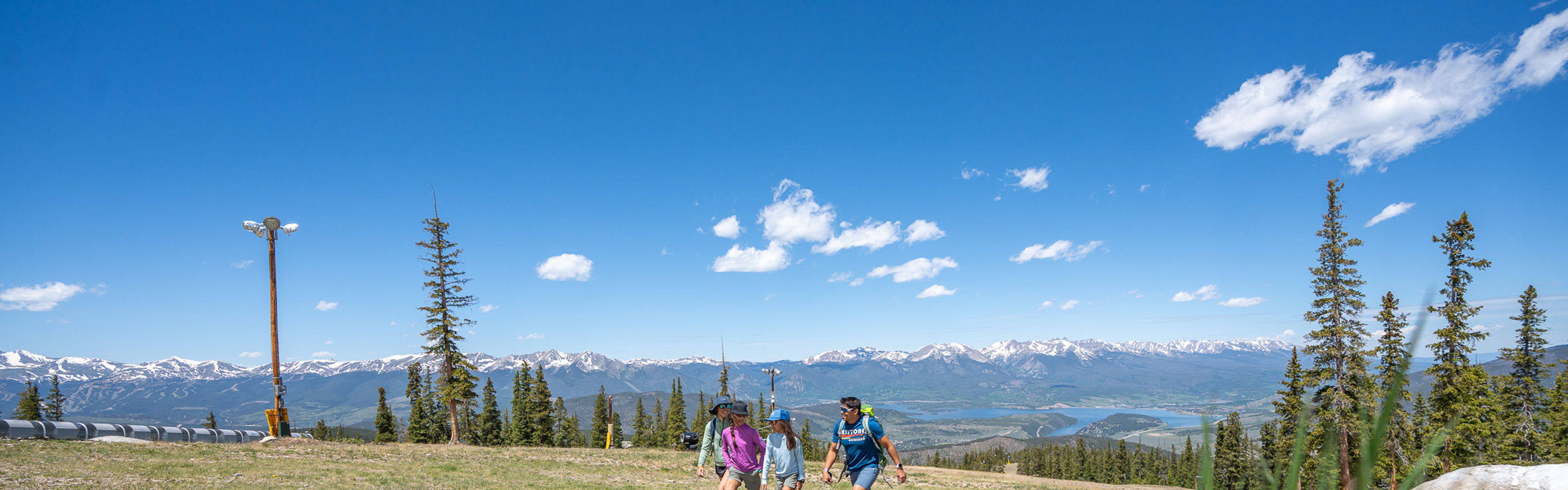 Family Summer Hike on Dercum Mountain at Keystone