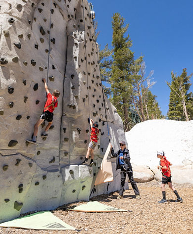 Kids Climbing at Heavenly Adventure Park
