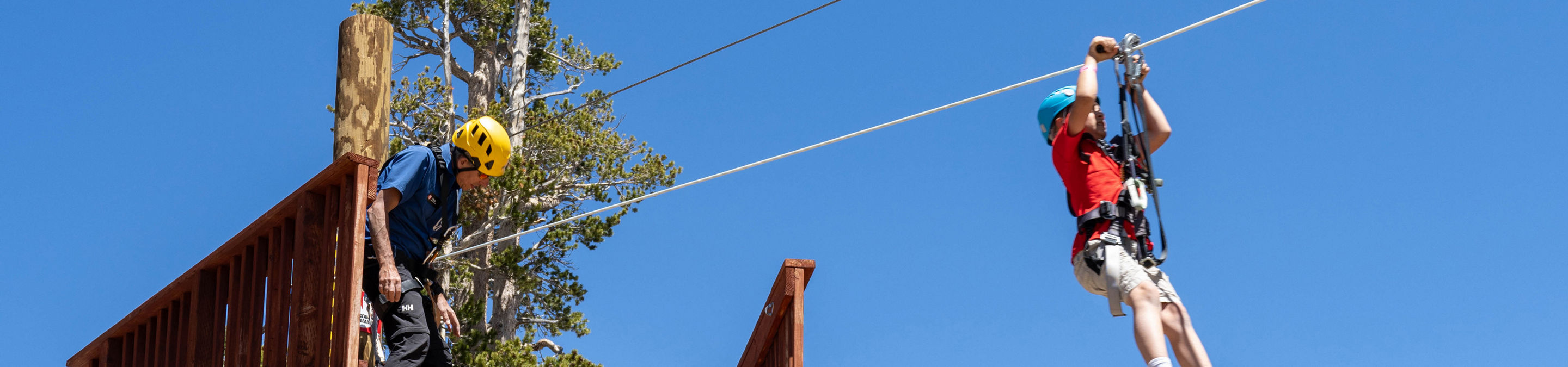 Kid Ziplining at Heavenly Adventure Park
