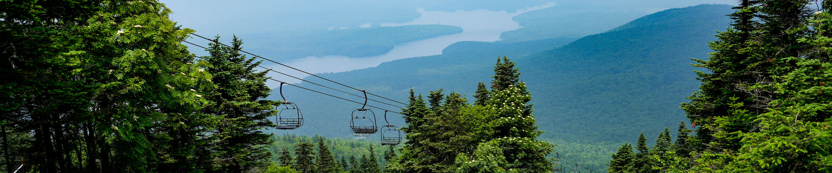 Summer Scenic Landscape at Mount Snow