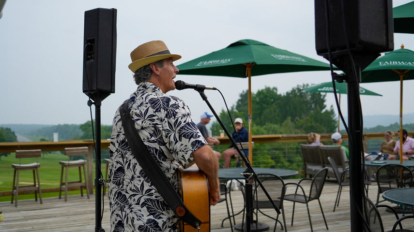 Tom Carroll Performing at Mount Snow Fairways Restaurant