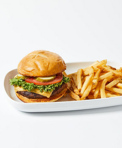 Black Diamond Cheeseburger and Fries