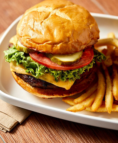 Black Diamond Cheeseburger at Crested Butte Paradise Cafe