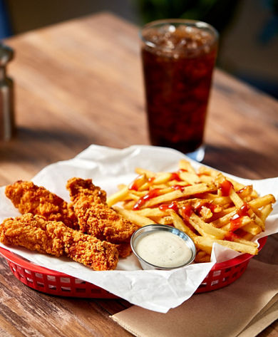 Coop Chicken Tender Basket Plate