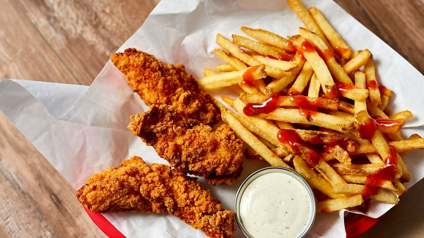 Chicken Tender Basket at Northstar Zephyr Lodge