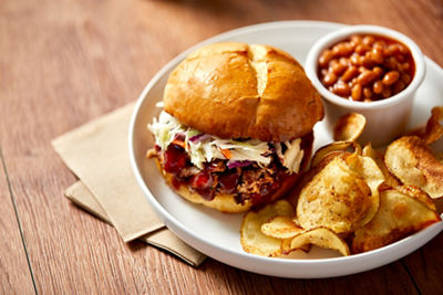 Backcountry BBQ Brisket Sandwich at Vail Wildwood Smokehouse