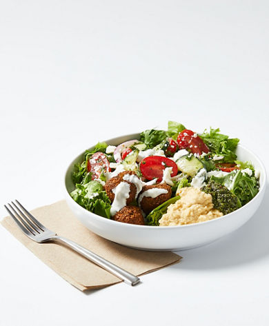Falafel Mediterranean Salad Opa Plate
