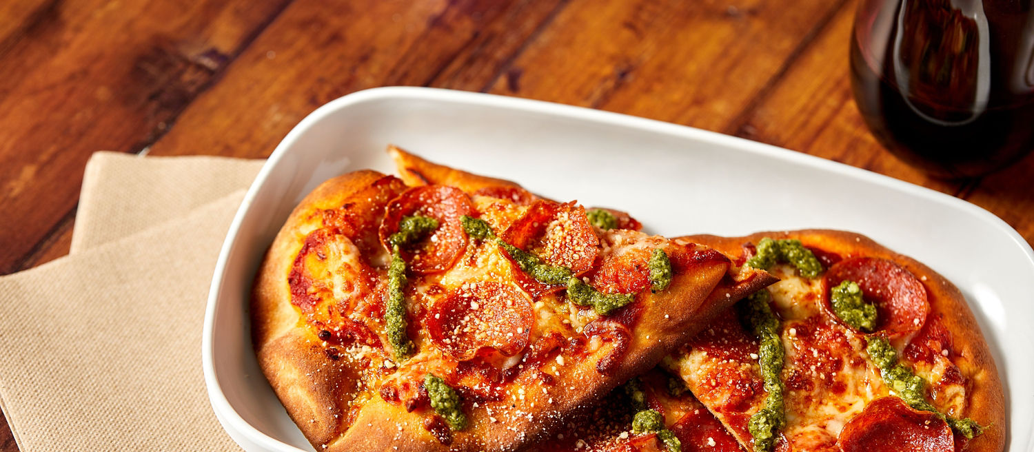 Pepperoni Flatbread Upper Crust Plate