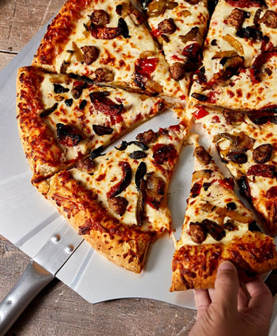 Sausage Supreme Pizza Upper Crust Plate