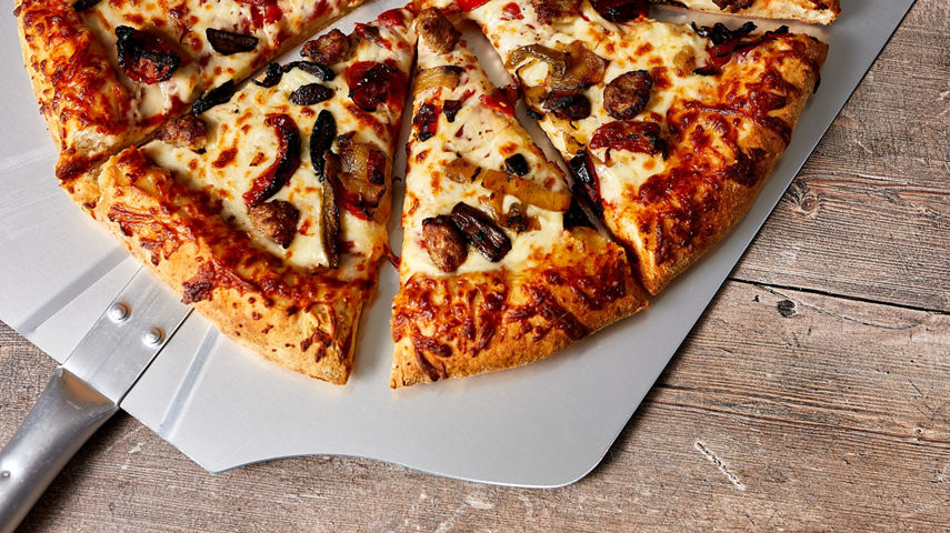 Sausage Supreme Pizza Upper Crust Plate