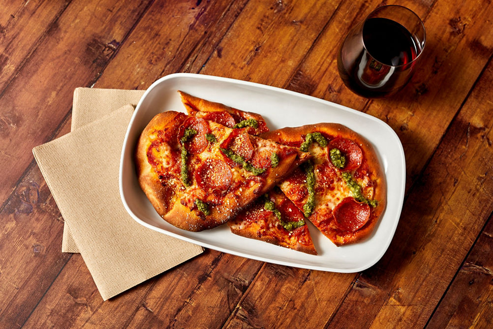Pepperoni Flatbread at Heavenly East Peak Lodge