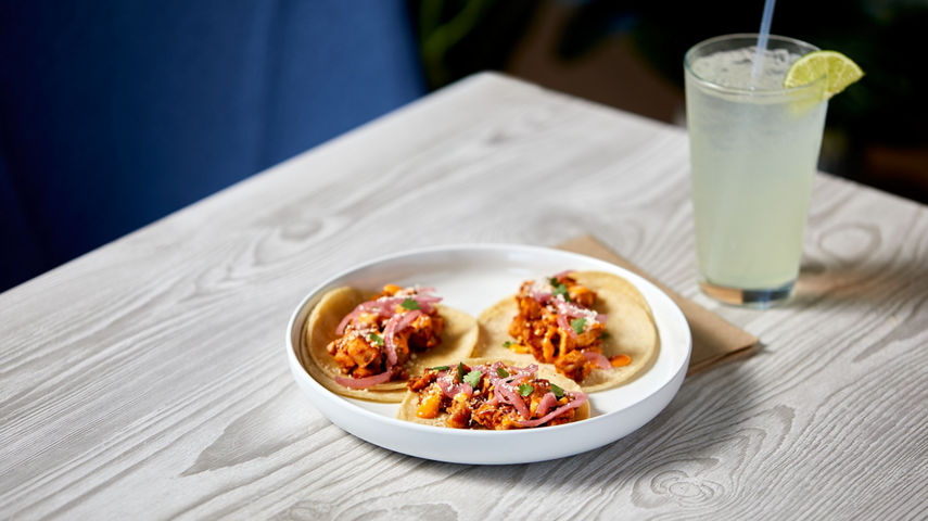 Chicken Chipotle Tacos Taqueria Plate