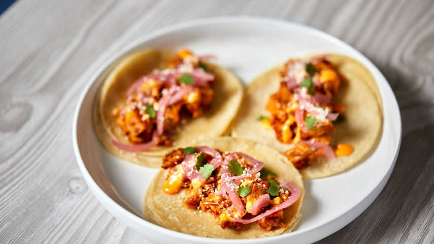 Chicken Chipotle Tacos Taqueria Plate