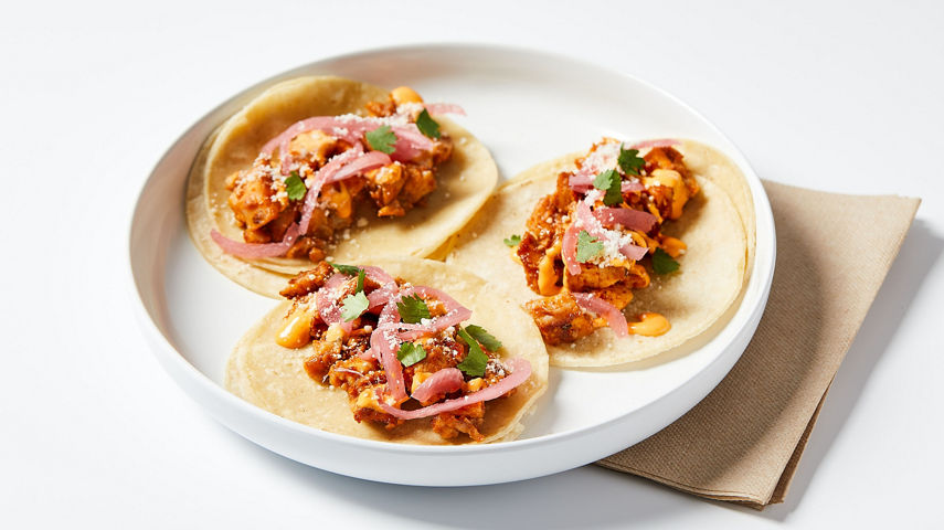 Chicken Chipotle Tacos Taqueria Plate