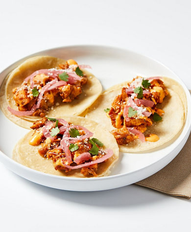 Chicken Chipotle Tacos Taqueria Plate