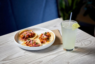 Chipotle Chicken Tacos and Lemonade at Vail Two Elk