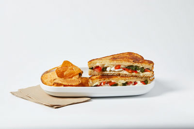 Chefology Red Pepper Chimi Grilled Cheese Plate