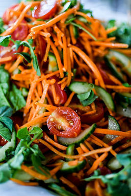 Salad Dish Offered at Whistler Blackcomb's Mountain Top Summer Feast 2023