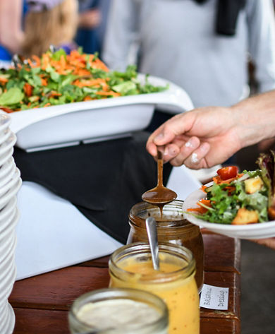 Salad Dish Offered at Whistler Blackcomb's Mountain Top Summer Feast 2023