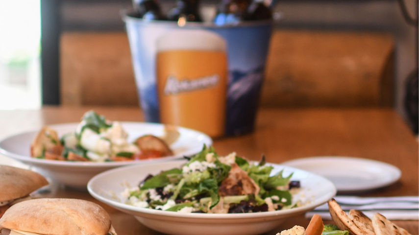 Resort Guests Enjoy Lunch at Merlin's Bar & Grill at Whistler Blackcomb