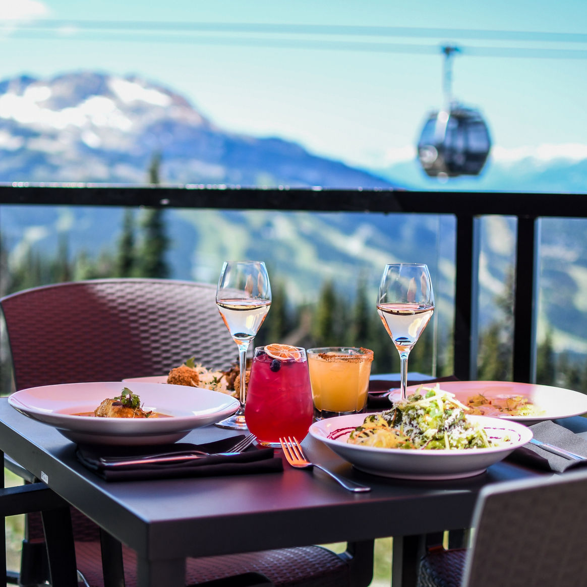Lunch and Cocktails with a View at Christine's Patio at Whistler Blackcomb