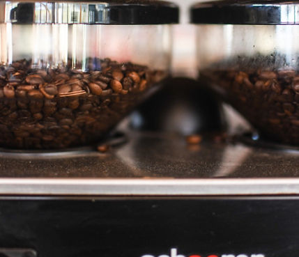 Close Up of Espresso Coffee Machine at Rendezvous Cappuccino Bar at Whistler Blackcomb