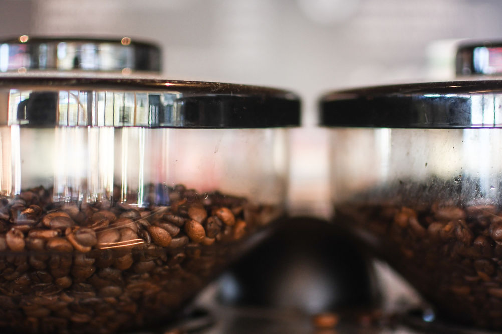 Close Up of Espresso Coffee Machine at Rendezvous Cappuccino Bar at Whistler Blackcomb