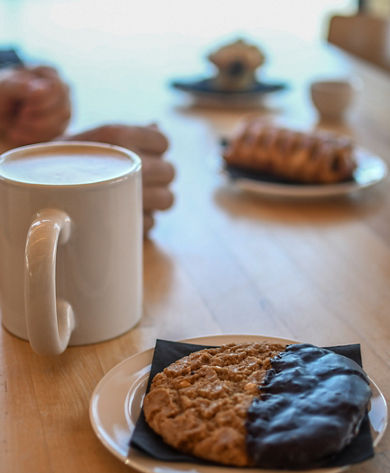 Coffee and a Treat at Rendezvous Cappuccino Bar at Whistler Blackcomb