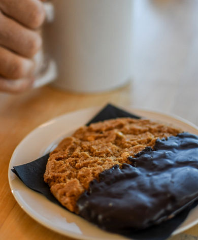 Coffee and a Treat at Rendezvous Cappuccino Bar at Whistler Blackcomb