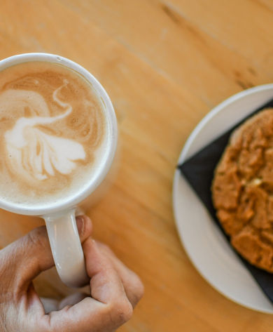 Coffee and a Treat at Rendezvous Cappuccino Bar at Whistler Blackcomb