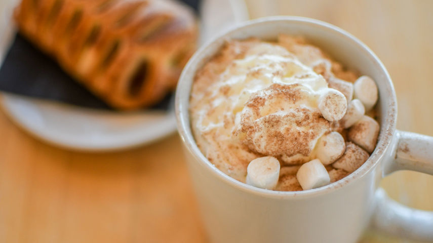 Coffee and a Treat at Rendezvous Cappuccino Bar at Whistler Blackcomb