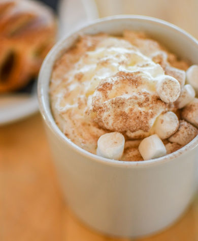 Coffee and a Treat at Rendezvous Cappuccino Bar at Whistler Blackcomb