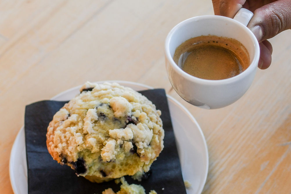Coffee and a Treat at Rendezvous Cappuccino Bar at Whistler Blackcomb