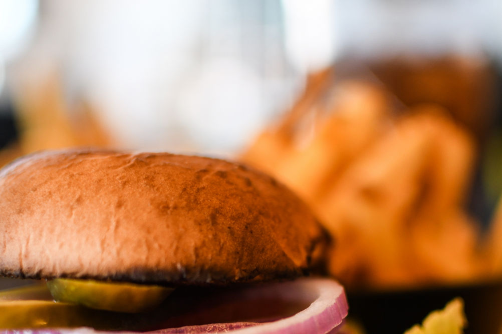 Burger and Fries at Rendezvous at Whistler Blackcomb