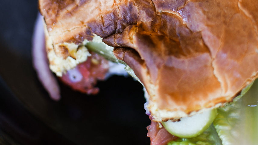 Burger and Fries at Rendezvous at Whistler Blackcomb