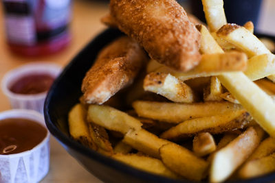 Fried Chicken Tenders and Fries at Rendezvous at Whistler Blackcomb