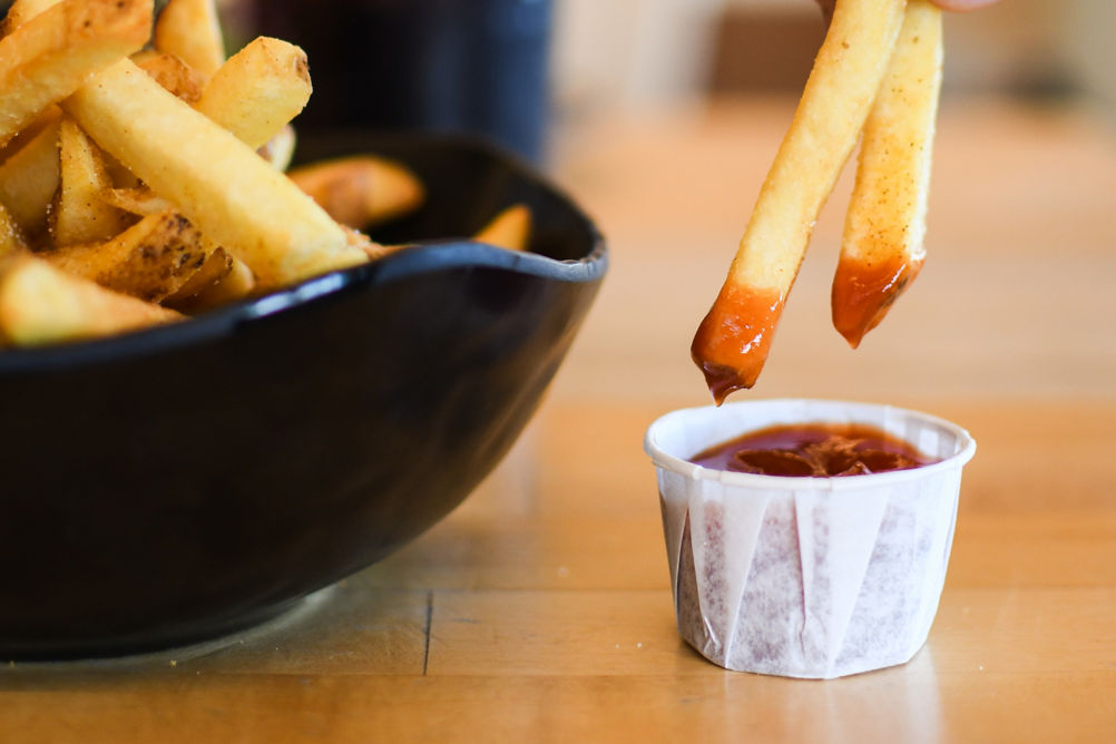 Fried Chicken Tenders and Fries at Rendezvous at Whistler Blackcomb