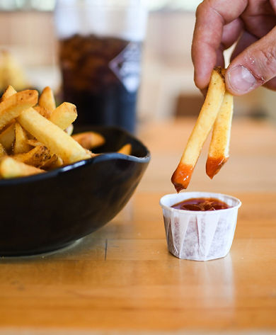 Fried Chicken Tenders and Fries at Rendezvous at Whistler Blackcomb