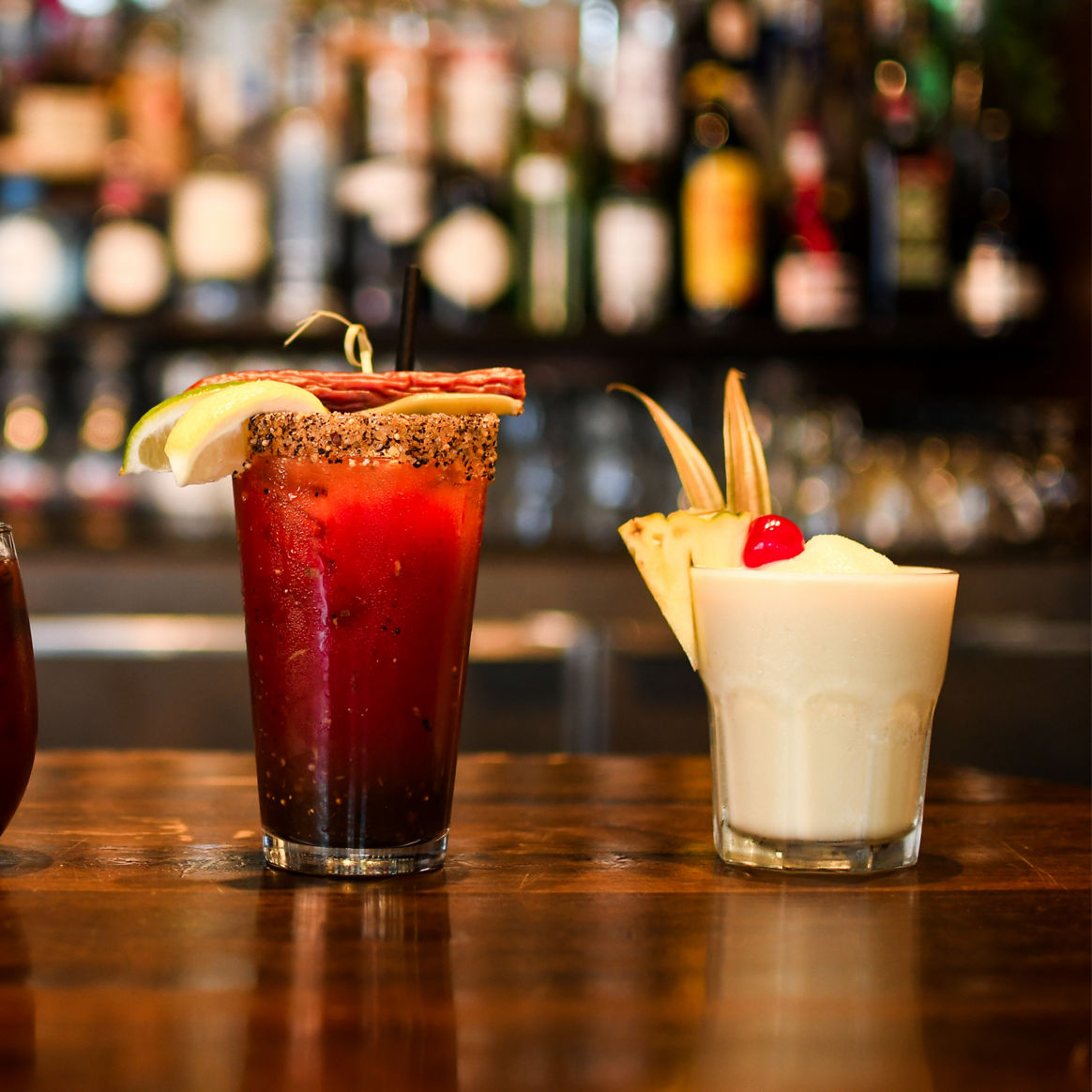 Cocktail Lineup at Garibaldi Lift Co. Bar & Grill at Whistler Blackcomb